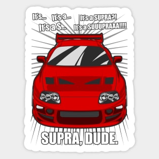 It's a Supra? Sticker